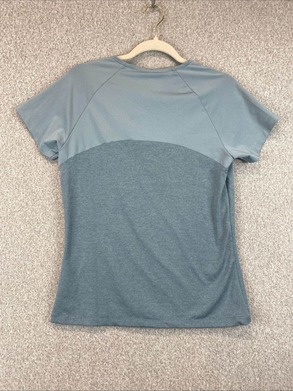 Nike Golf Dri Fit Size Women’s Polo Wickaway Outdoor Collarless Blue - Picture 8 of 9